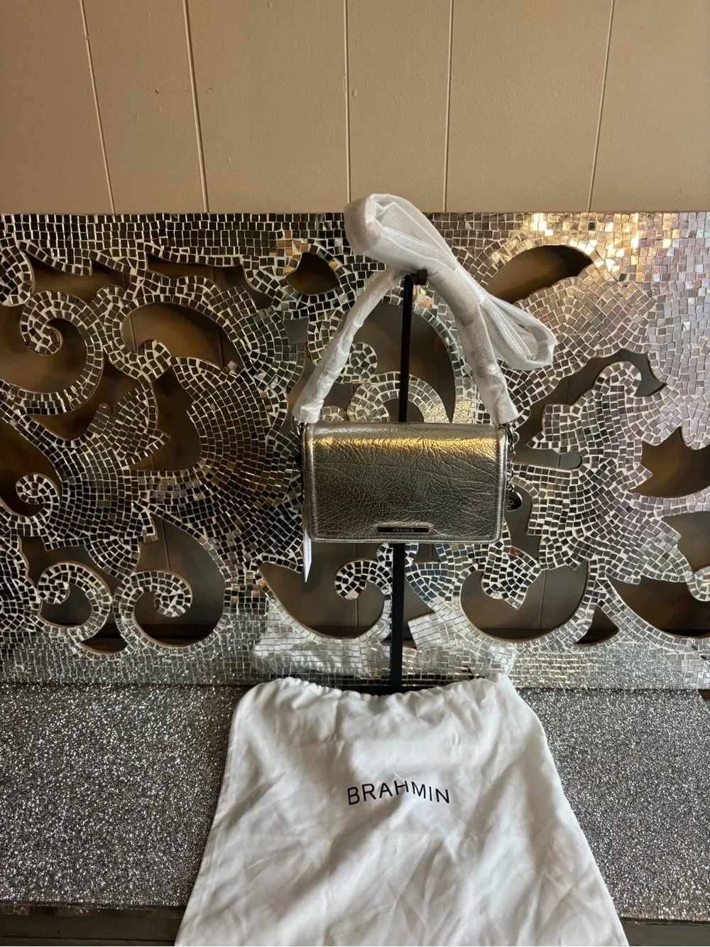 🎀Brahmin‎ Minuette Silver Duchess Crossbody